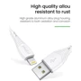Кабель T-PHOX USB Cable to Lightning/microUSB/USB-C 3A 1.2m White (T-F831 White) фото 9