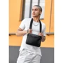 Мужская сумка через плечо Sambag Makros черная (70103101): Пол Мужской
