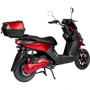 Электроскутер Atlas Fox 2000W Red: Особенности С багажником, Двухместный, С большим запасом хода, Мощные, С рулем, С сиденьем