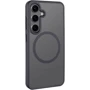 Чохол для телефона Mobile Case TPU+PC Металеві кнопки з MagSafe Colorful Black для Samsung S926 Galaxy S24 Plus