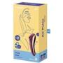 Вакуумный стимулятор с вибрацией Satisfyer Dual Kiss Wine Red