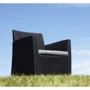 Allibert Mia with cushion box Графит: Декорирование Однотонный