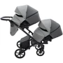 Коляска універсальна для двійні 2 в 1 Bair Kiwi DUO ECO BKD-21/15 сірий/графіт (681043): Стать дитини Унисекс
