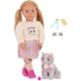 Кукла Our Generation Шила с котенком Сэмми и аксессуарами 46 см (BD31579Z)
