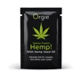 Пробник Возбуждающий гель для пар Orgie Hemp! Intense Orgasm, 2 мл, тепло-холод, эффект сильной вибрации