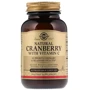 Solgar Natural Cranberry, with Vitamin C, 60 Veg Caps Солгар Журавлина натуральна з вітаміном С
