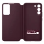 Чохол для телефона Samsung Smart Clear View Cover Burgundy (EF-ZS906CEEGRU) для Samsung S906 Galaxy S22+