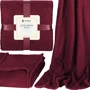 Плед Springos Extra Soft 160x200 см бордовый (HA7149)