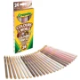 Набір кольорових олівців CRAYOLA Colours of the World, 24 шт (68-4607): Тип Цветные