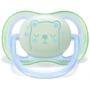 Пустышка для мальчиков Philips AVENT Ultra Air Ночная 0-6 мес 2 шт (SCF376/11): Материал силикон