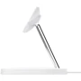 Зарядний пристрій Belkin Wireless Charger Base Station MagSafe White (WIZ017VFWH) для iPhone 16 I 15 I 14 I 13 I 12 series and Apple Watch: Кабель в комплекті встроенный