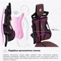 Геймерское кресло Cyberlux V8 Fabric Red (арт. GM- V8 FR) фото 6