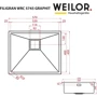 Weilor FILIGRAN WRC 5745 GRAPHIT: Габарити чаші (ШxГxВ), см 52/40/20