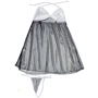 Пеньюар NDS 3029-5 One Size Вlack/White (8256)