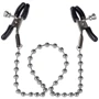 Зажимы для сосков Nipple Clamps Silver Beaded