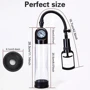 Вакуумная помпа Men Powerup Passion Pump с манометром и ручным насосом
