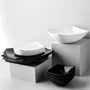 LUMINARC QUADRATO WHITE 19 см десертная (H3658): Материал Стекло