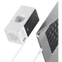 Зарядний пристрій Baseus Wall Charger 2AC+USB+USB-C PowerCombo PowerStrip Retractable-C 65W White (PSLR000602): Тип сетевое