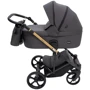 Коляска 2 в 1 Bair Onyx Soft OS-747 черный (680957): Ширина шасси 58.5 см