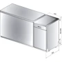 Посудомийка Whirlpool WSFO 3O23 PF UA: Розміри 45х85х59 см