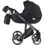 Коляска 2 в 1 Adamex Lucianо Polar (Graphite) Y86 черный - черный в точку (хром рама) (622625): Тип коляски универсальная коляска (2-в-1)