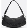 Женская сумка багет GUESS CORINA TOP ZIP SHOULDER BAG черная (HWVP8766180-BLA)