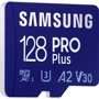 Карта пам'яті Samsung 128GB microSDXC Class 10 UHS-I U3 PRO Plus adapter (MB-MD128KA/RU) фото 4