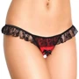 Женские стринги SoftLine - G-String 2417 (black/red)