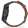 Смарт-часы Garmin Epix (Gen 2) Sapphire Black Titanium with Chestnut Leather Band (010-02582-30) фото 12