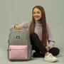 Рюкзак GoPack Education Teens 140L-1 серо-розовый (GO24-140L-1): Тип Для старшеклассников