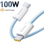 Кабель Baseus Cable USB-C to USB-C Dynamic 4 Fast Charging 100W 1m Blue (P10381400311-00) фото 4