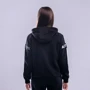 Спортивная толстовка Peak FWA01028-BLA 48 черная с капюшоном на молнии: Состав Хлопок, Полиэстер