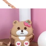 Сумка PRC на плечо Bear Strawberry 12.5*15x5 brown: Материал Силикон