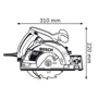 Пила дискова Bosch GKS 160 (0601670000): Тип дискова