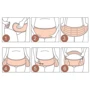 Бандаж для беременных эластичный пояс на липучках UFT Bandage 1 L Beige (UFTbandage1L) фото 6