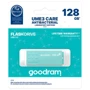 USB-флешка Goodram 128GB UME3 USB 3.2 Care Green (UME3-1280CRR11): Обсяг пам'яті 128 GB