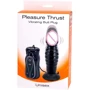 Анальная вибропробка Seven Creations Pleasure Thrust Vibrating Butt Plug с толчковыми движениями