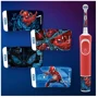 Зубная щетка Braun Oral-B D100.413.2K Spiderman: Технология чистки возвратно-вращательная