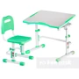Комплект FunDesk Парта і стілець-трансформери Vivo II Green