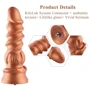 Фаллоимитатор-насадка Hismith Spiral Grain Silicone Dildo Monster Series