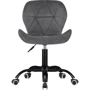 Крісло GT Racer B-30 Velvet Dark Gray фото 2