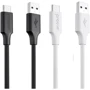 Кабель Proove USB Cable to USB-C Striped Silicone 1m White: Тип USB Cable - USB-C
