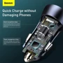 Зарядное устройство Baseus Car Charger 2хUSB Golden Contactor Pro 40W Dark Gray (CCJD-A0G) with USB-C Cable: Тип автомобильное