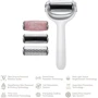 Электронный роллер для лица и тела с микроиглами GESKE MicroNeedle Face&Body Roller 8в1 white фото 4
