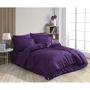 Комплект постельного белья HOBBY Exclusive Sateen Diamond Cizgili евро фиолетовый (60903_2,0)