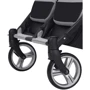 Универсальная коляска 2 в 1 для двойни Carrello Connect Rock Gray (CRL-5502/1): Материал колес EVA