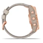 Смарт-часы Garmin Fenix 7S Sapphire Solar Rose Gold Titanium with Limestone Leather Band (010-02539-35): Интерфейсы подключения Bluetooth , Wi-Fi , ANT +