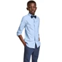 Рубашка с галстуком H&M 2911-4563625 140 см голубая