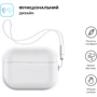 Чехол ArmorStandart Silicone Case with straps Transparent (ARM68617) for Apple Airpods Pro 2 фото 1