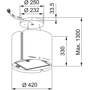 Вытяжка Franke FSMS F42 WH MATT 345.0654.932: Тип воздухоочистителя Рециркуляция